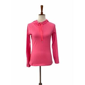 Lorna Jane Hoodie Sweater Long Sleeve Pink Small